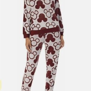 NWT & never opened Disney Burgundy Jogger Lounge Set (top & bottoms) size XXL